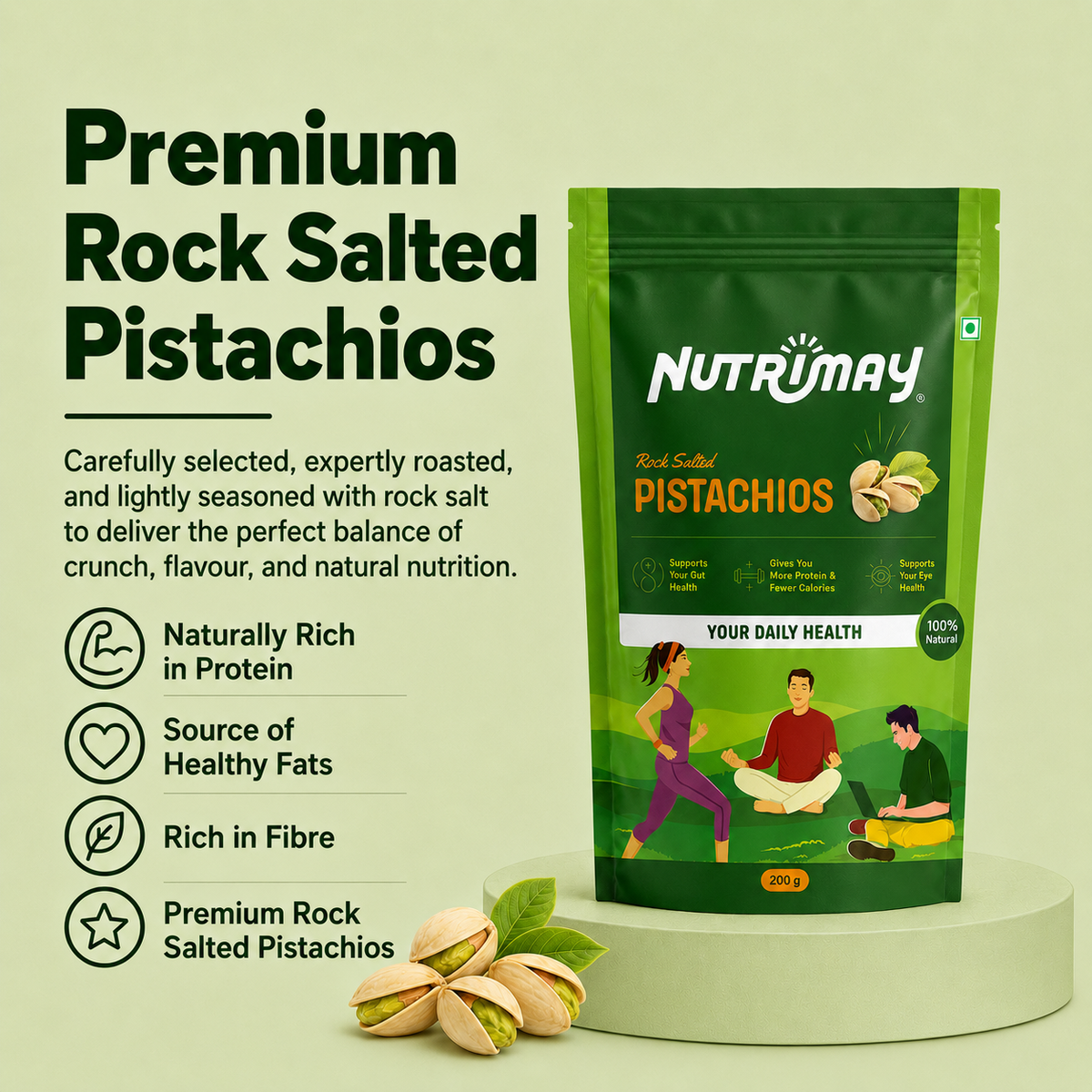 Rock Salted Pistachios