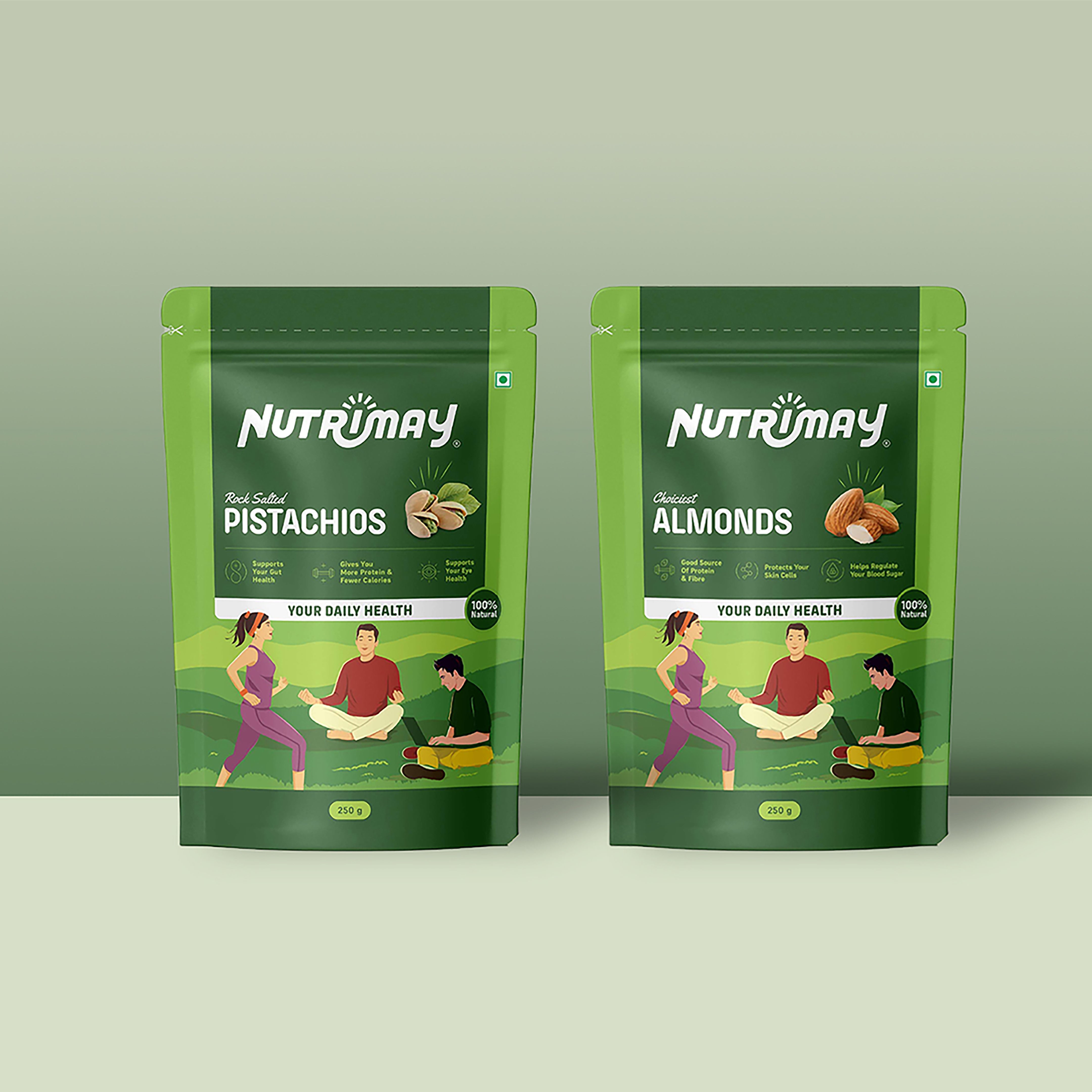 Nutrimay Pistachios + Almonds